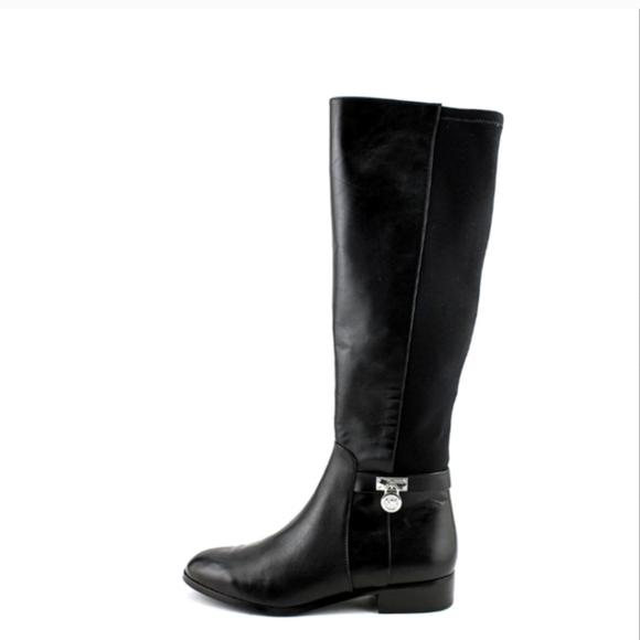 Michael Kors Hamilton Tall Boot Women US 5.5 Black - Picture 5 of 5